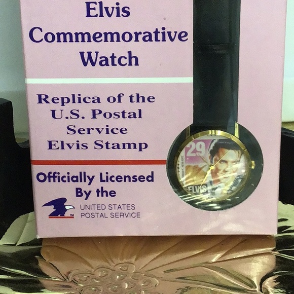 VINTAGE 1992 ELVIS COMMEMORATIVE WATCH NEW IN BOX - Picture 3 of 10